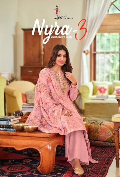 Nyra Vol 3 By Eba Lifestyle Designer Festive Wear Salwar Kameez Collection